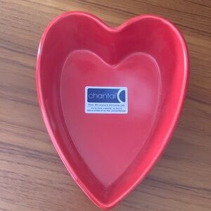 2/$15 Chantal Red Heart-Shaped Baking Dish